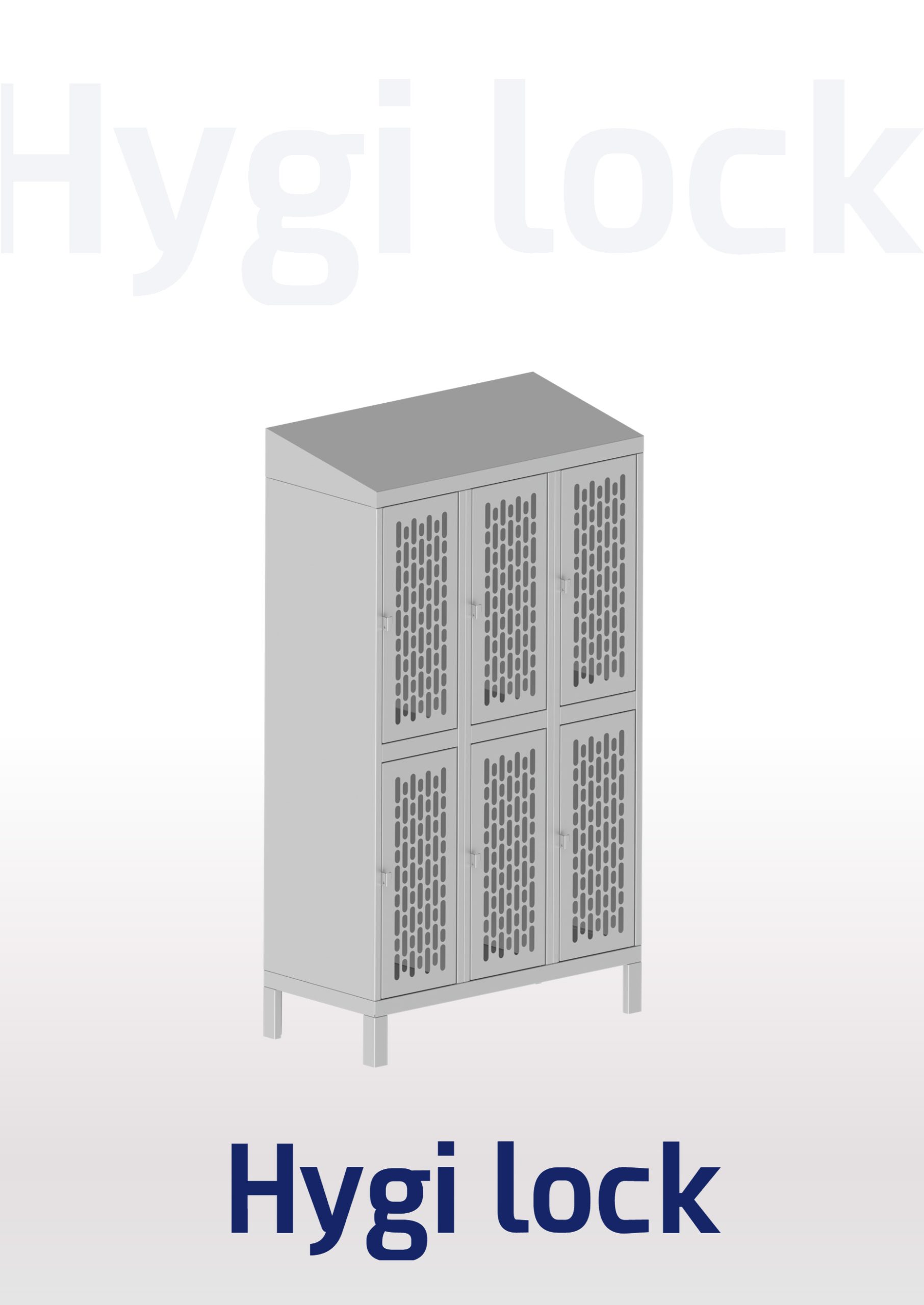Hygi lock – Armarios modulares de acero inoxidable